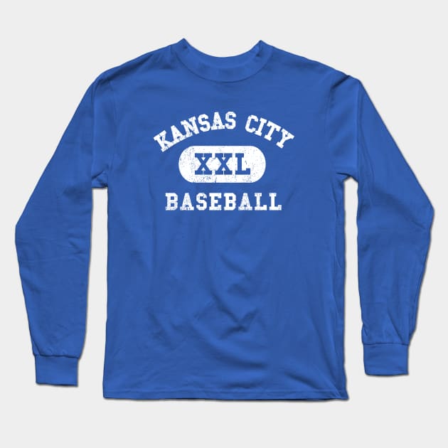 Kansas City Baseball Long Sleeve T-Shirt by sportlocalshirts